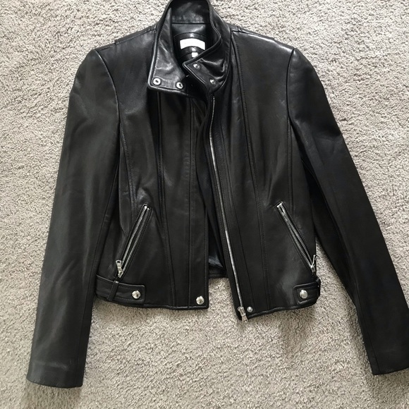 Calvin Klein Genuine Leather Women’s XS Jacket - Picture 1 of 4